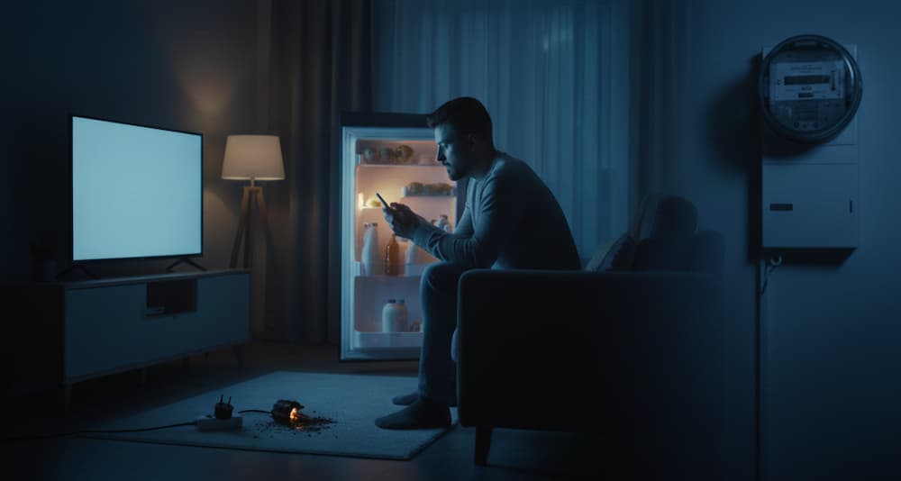 Indeminización por corte de luz